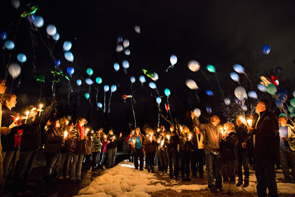 Photos: Candlelight Vigil for Forrest Groshelle