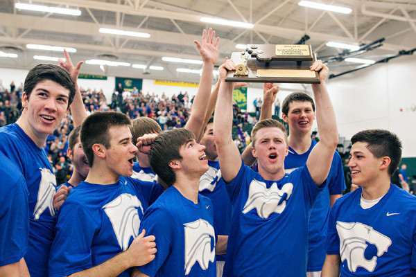 Columbia Falls defeated Polson 62-48 to win its seventh consecutive Northwestern A divisional title on Feb. 28, 2015. More photos at flatheadbeacon.com. Greg Lindstrom | Flathead Beacon