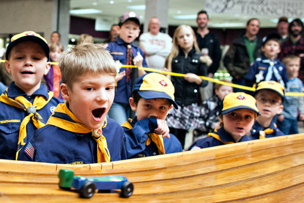 Photos: Local Scouts Compete in Pinewood Derby