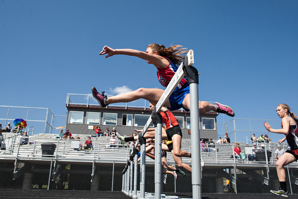 The 40th annual Archie Roe track and field meet at Legends Stadium in Kalispell on May 2, 2015. Greg Lindstrom | Flathead Beacon
