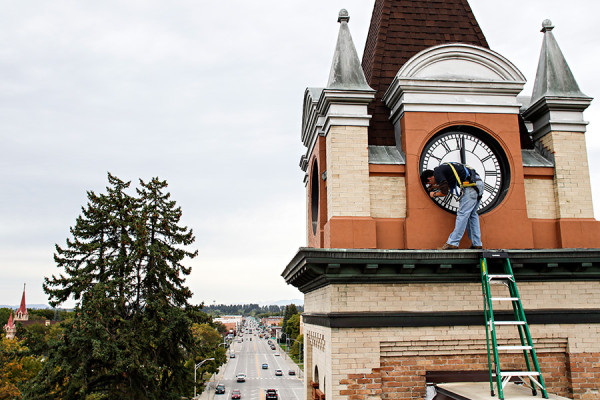 Photos: Courthouse Clock Installation