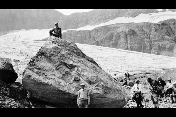 Grinnell Glacier, August, 1926. Morton Eldrod Photo, University of Montana