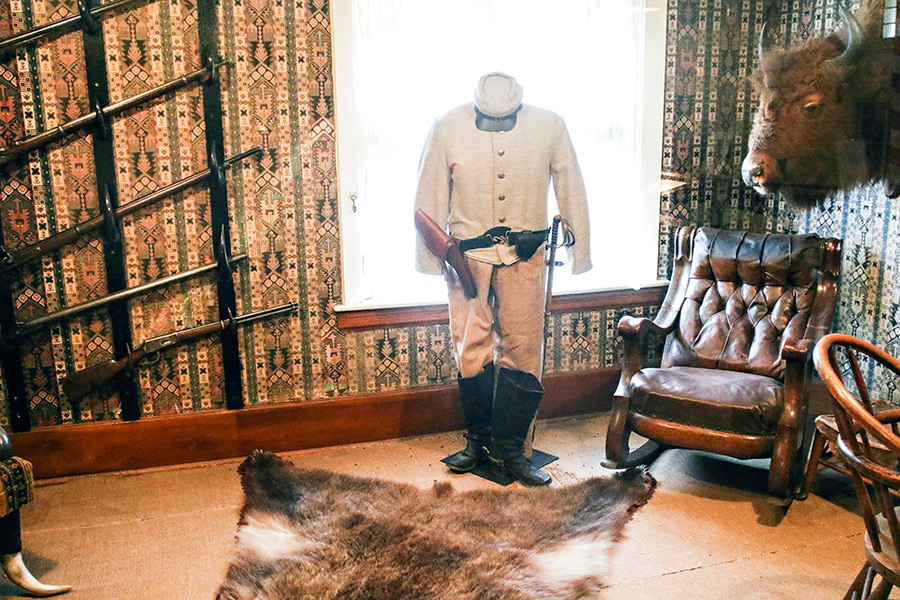The taxidermy room at the Conrad Mansion on Oct. 1, 2015. Greg Lindstrom | Flathead Beacon