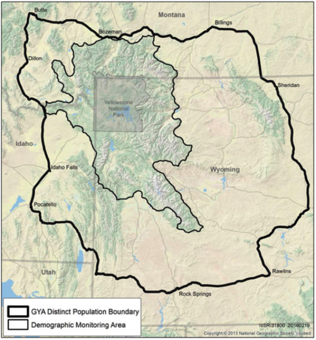 Greater Yellowstone ecosystem. Courtesy FWP