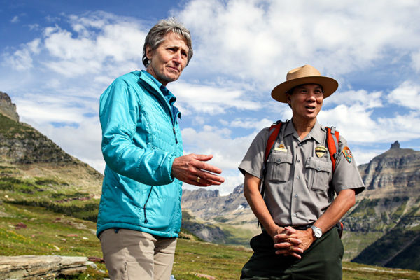 Interior Secretary Visits Glacier to Mark Park Service Centennial