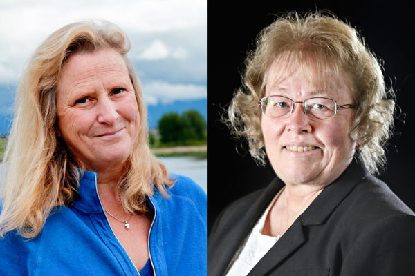 Eileen Lowery, left, in a contributed photo, and Pam Holmquist, right. Greg Lindstrom | Flathead Beacon