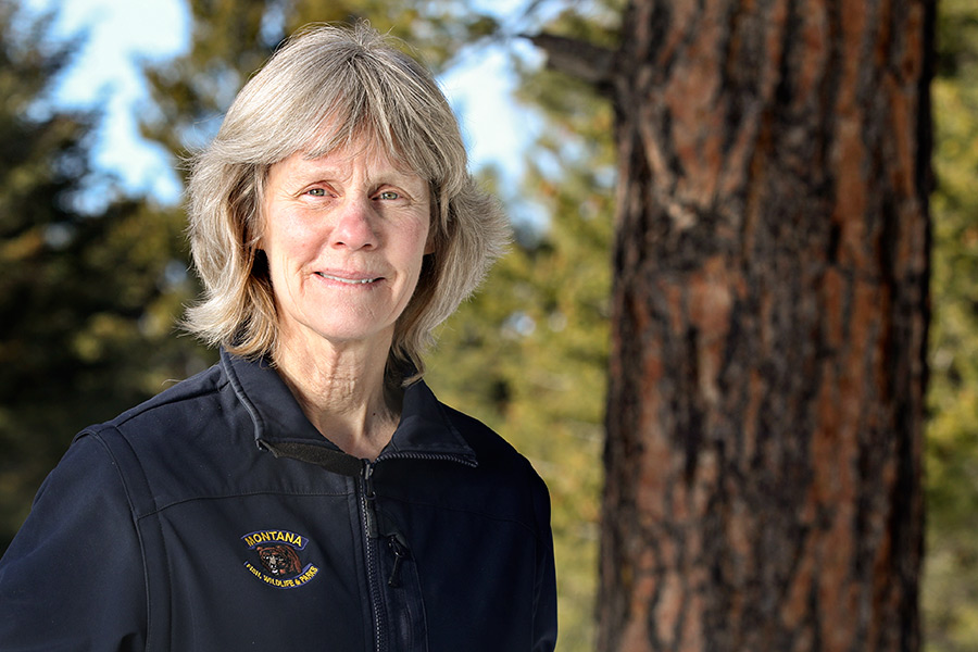 Diane Boyd, pictured at Lone Pine State Park on Feb. 