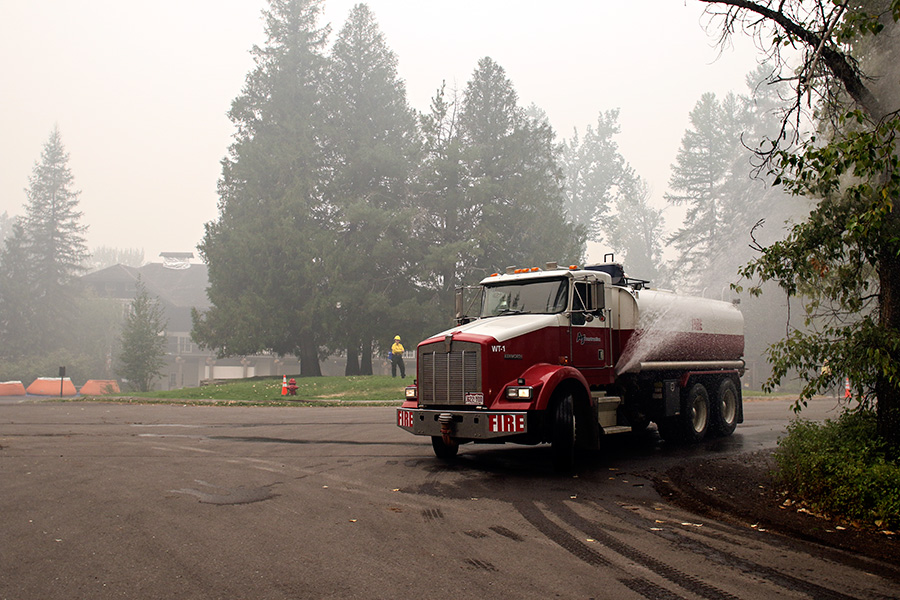 Photos: Sprague Fire in Glacier National Park - Flathead Beacon