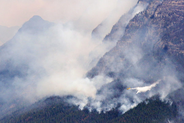 Photos: Sprague Fire in Glacier National Park