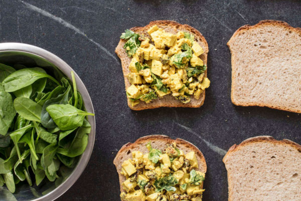 Turmeric Chicken Salad Sandwich