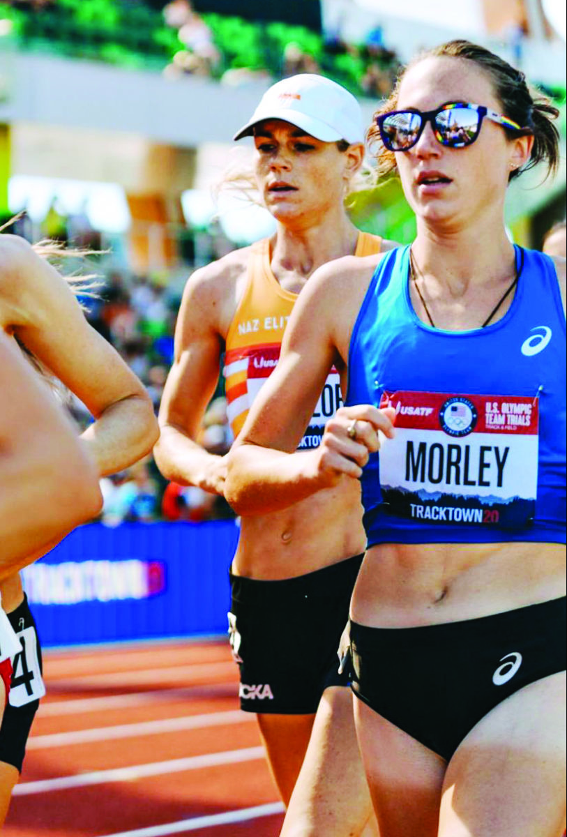 Professional runner Makena Morley