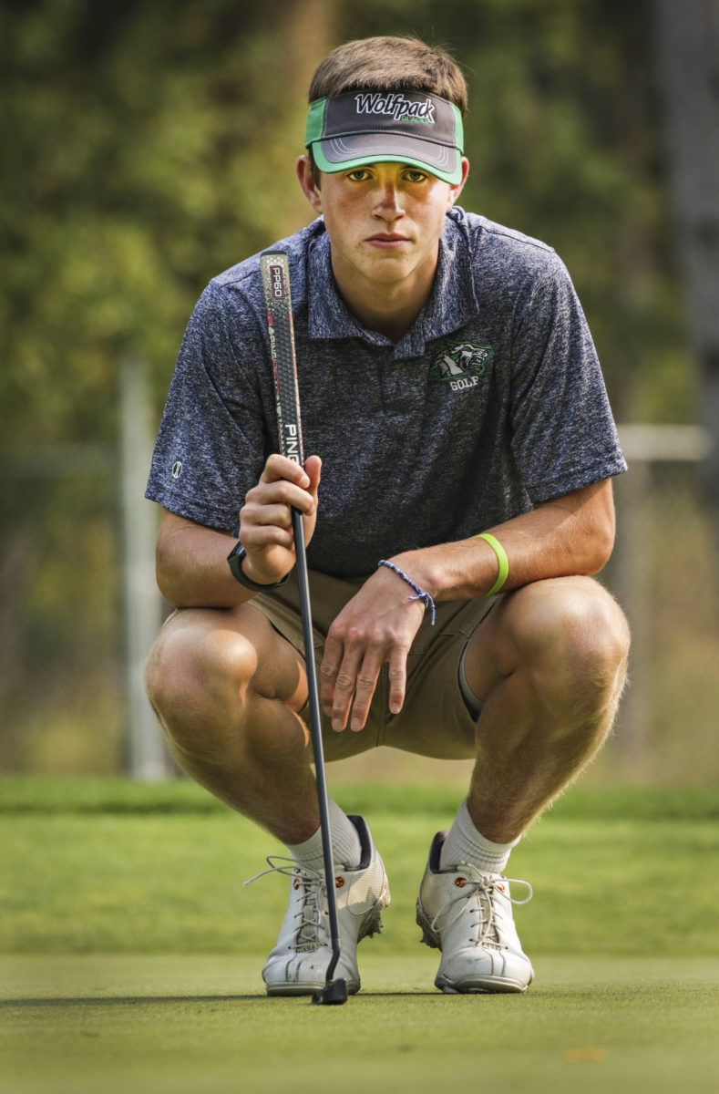 Glacier High School golfer Tyler Avery