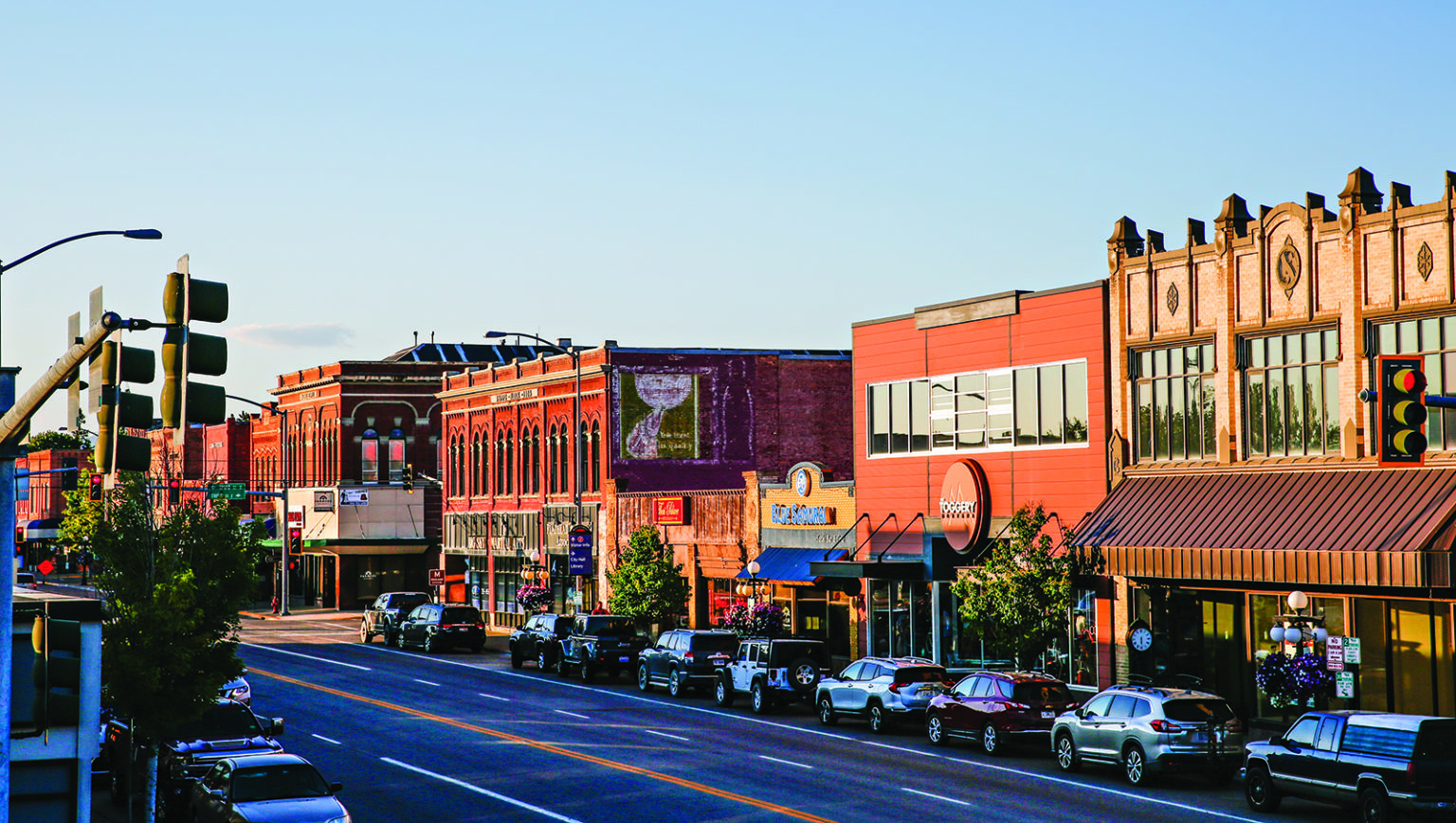 Downtown Kalispell in August, 2020. Hunter D’Antuono Flathead Beacon