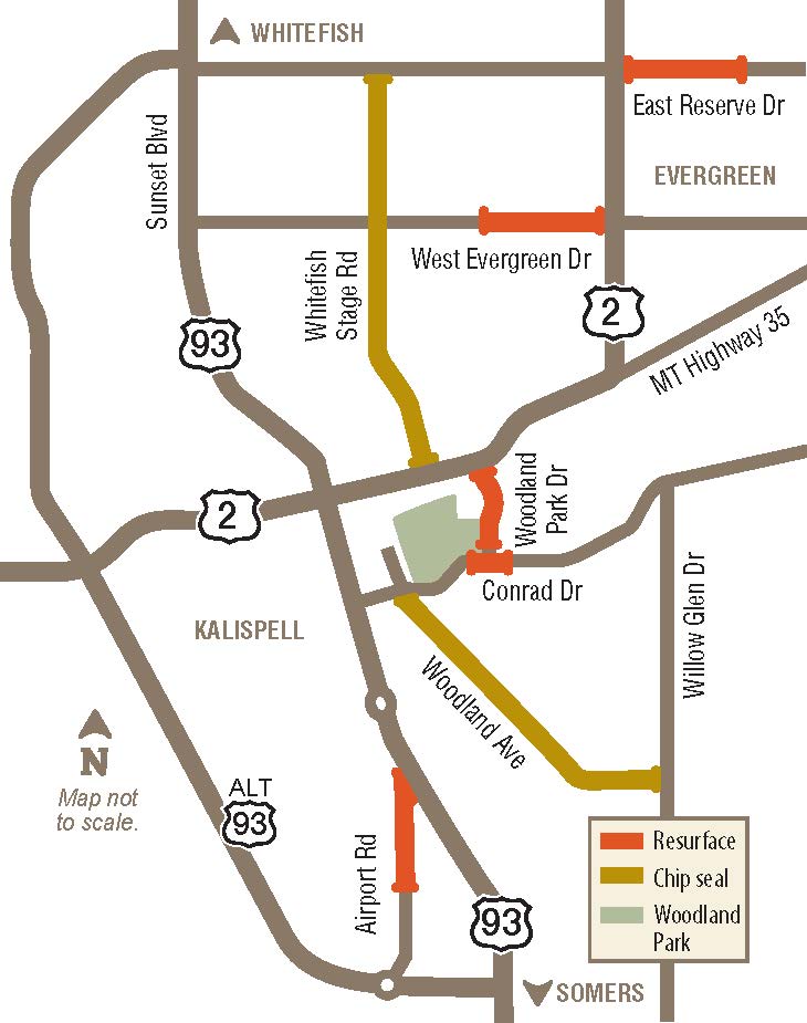 Paving Work Begins on Kalispell Roads - Flathead Beacon