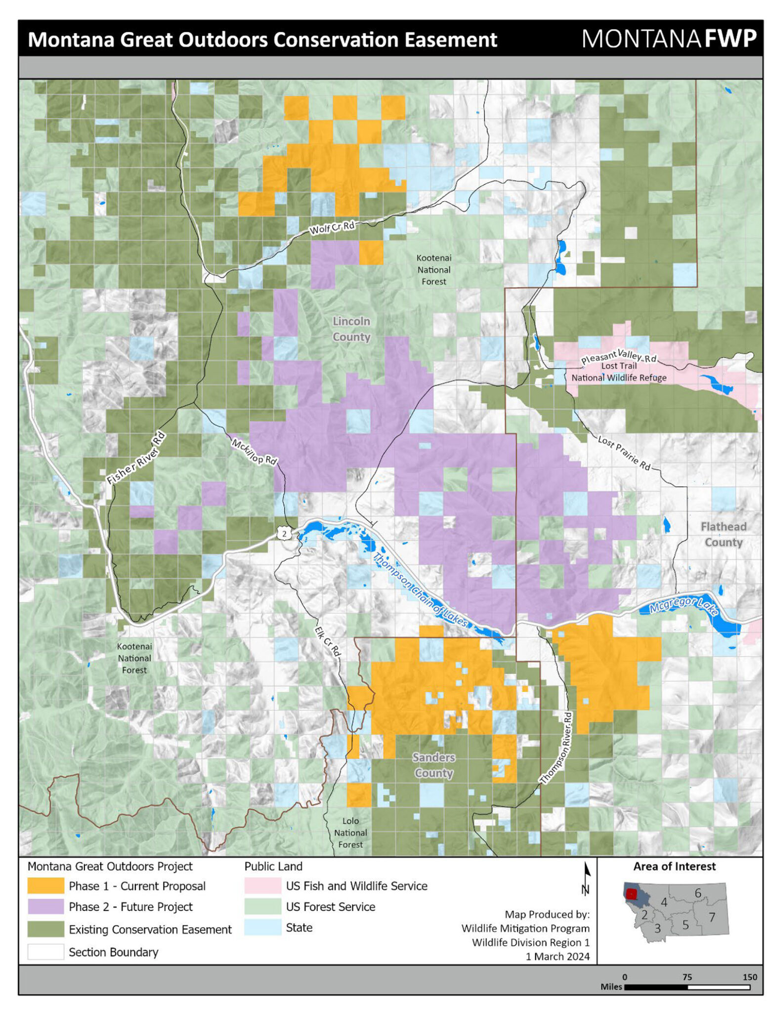 Fwp Proposes Conservation Easement On Private Timberland In Northwest 