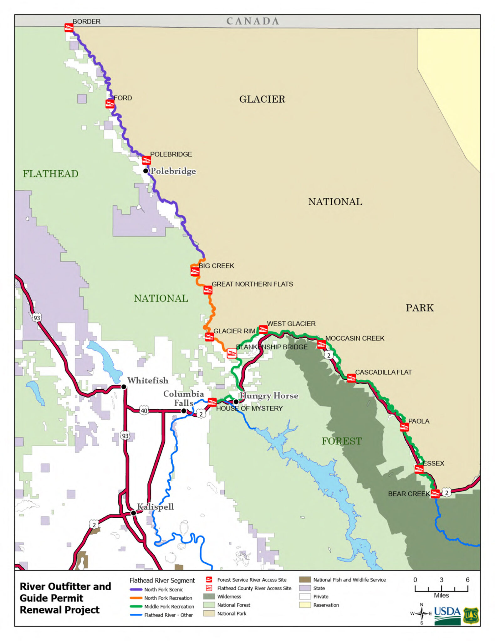 River Guide Permits Proposed for Agency Renewal on Flathead River