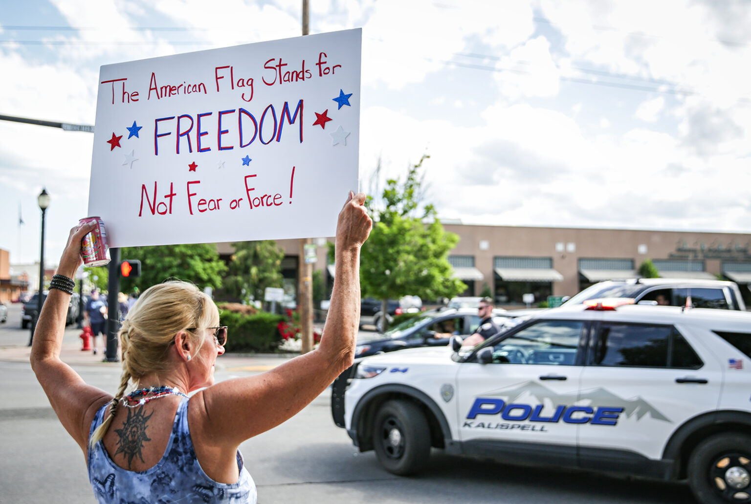 Kalispell Joins National 'No Kings' Protests - Flathead Beacon