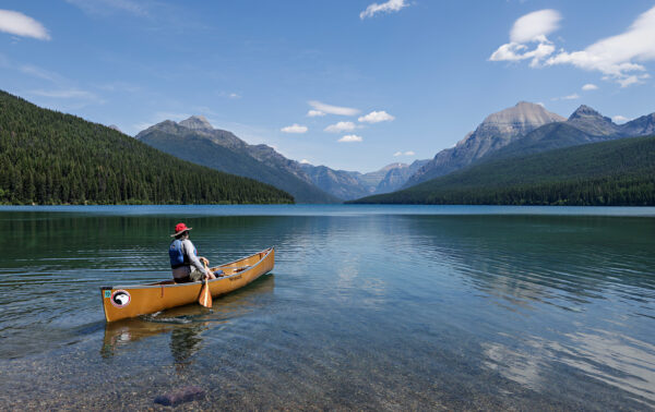 Rainbow Peak and Bowman Lake