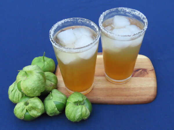 Grilled Tomatillo Margarita