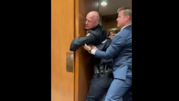 Sheehy Joins the Fray as Capitol Police Eject Protester from Senate Hearing