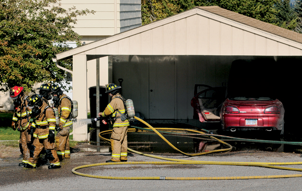 Automobile Lost in Kalispell Fire