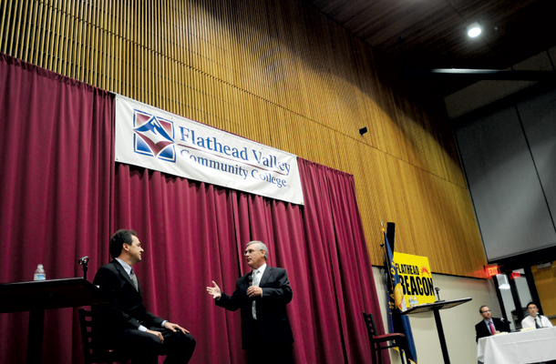 Campaign Contributions Loom Large at Governor Debate