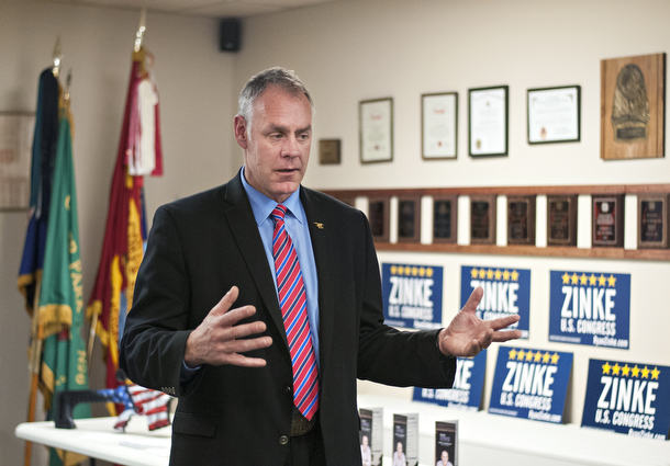 Zinke Exudes Confidence in Bid for House Seat