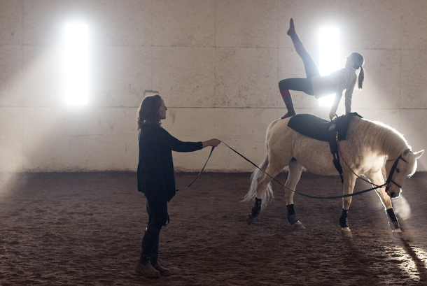 An Equestrian Balancing Act