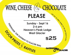 Gateway to Glacier Trail Organization Hosts Wine, Cheese Event