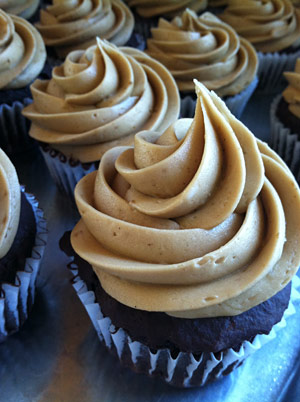 Gluten-Free Mocha Cupcakes with Coffee Buttercream
