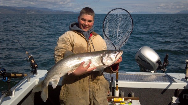 Anglers Keep Lugging in Lake Trout