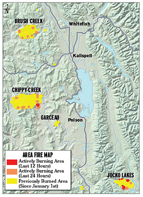 Jocko Lakes Fire: Some Evacuees Can Return