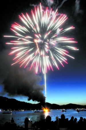 Whitefish Fireworks Show Sparks Small Fire