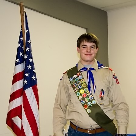 Nathan Woods – Columbia Falls’ newest Eagle Scout