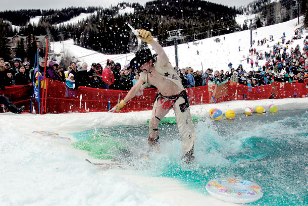 PLACES: Pond Skim at Whitefish Mountain Resort