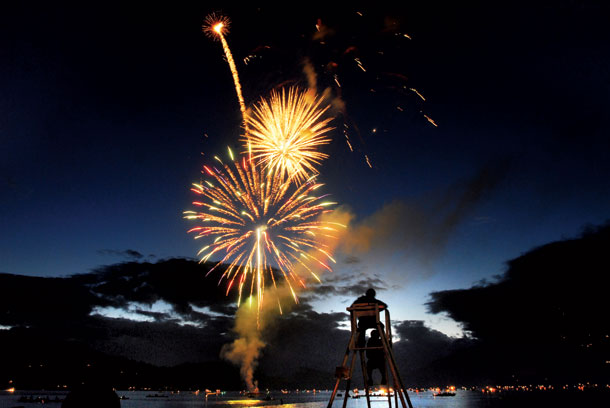 Feature Photo: Fireworks at City Beach