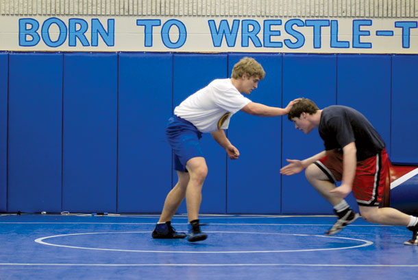 Houle Looks to Bring Another Wrestling Title to the Family