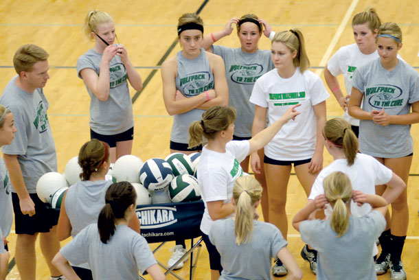 Glacier Volleyball Earns Trophy