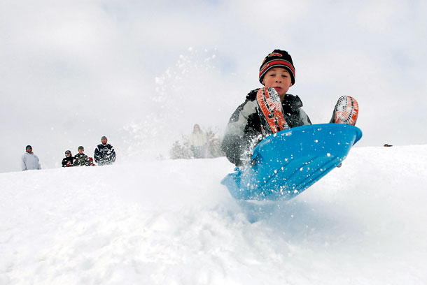 PLACES: Sledding at Dry Bridge Park