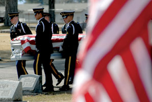 Hundreds Gather for Hungry Horse Soldier’s Funeral