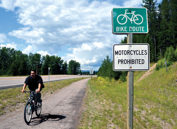 A Gateway to Glacier That’s Safe for Bikes