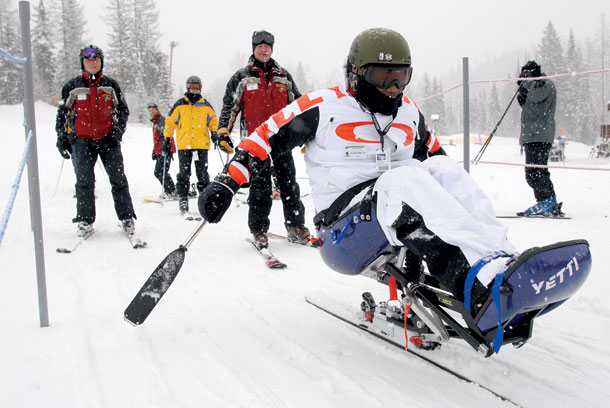 A Ski Day for War Heroes