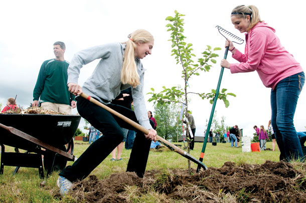 New Orchard Takes Root at Middle School