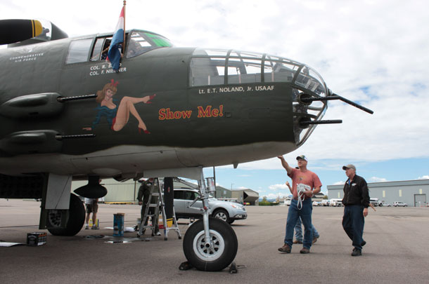 Historic World War II Bomber Lands in the Flathead