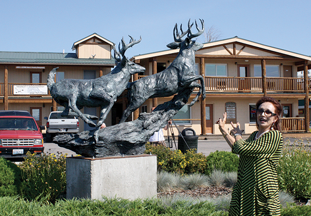 Bronze Statue Emerges from Storage and Now in Full Display