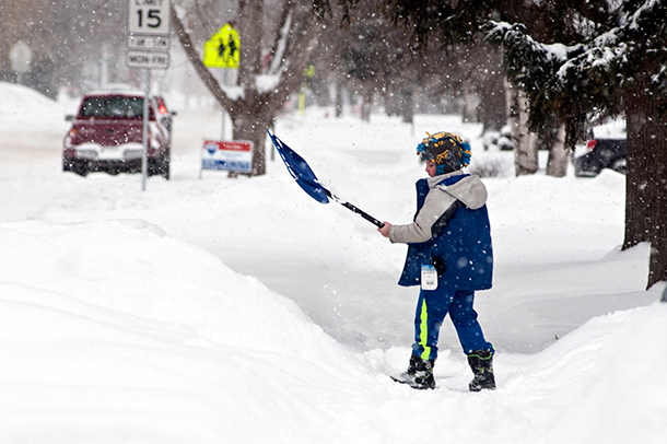 Winter Storm Blankets Montana