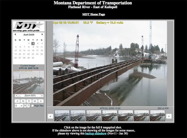 Watch Flathead Bridge Construction in Real Time