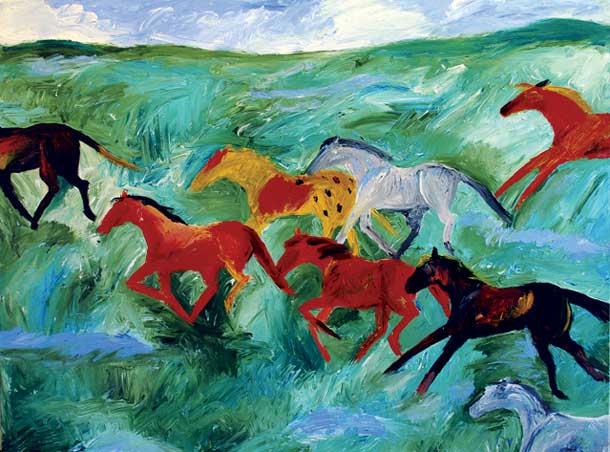 Betsey Hurd Captures Emotion in the Motion of Horses