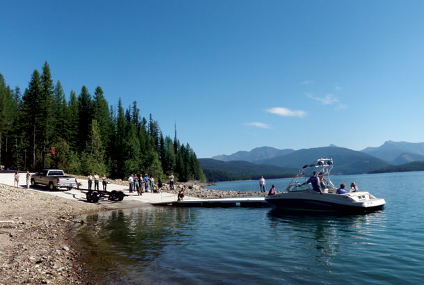 Flathead Forest Officials Unveil New Boat Launch on Hungry Horse Reservoir