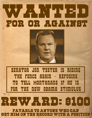 Tester Opposes Obama’s Jobs Bill; Spokesperson Wins Reward?
